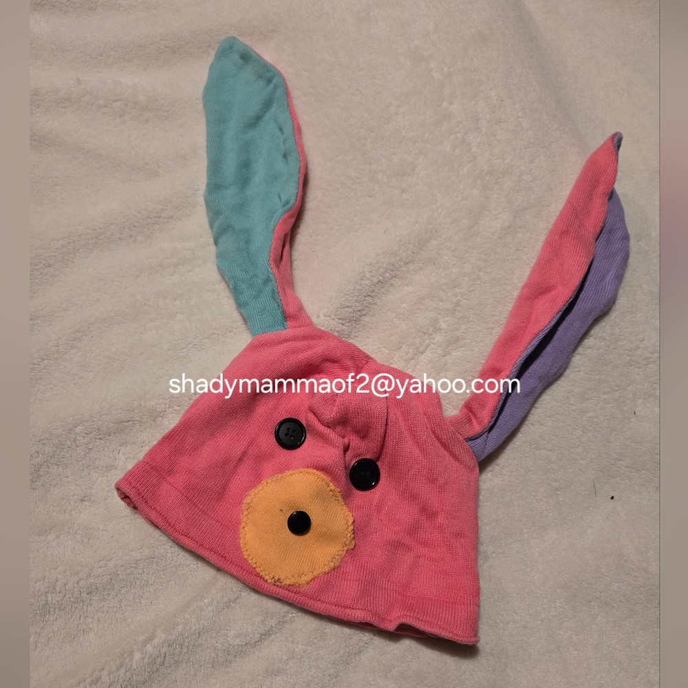 Colorful Bunny Ear Hat